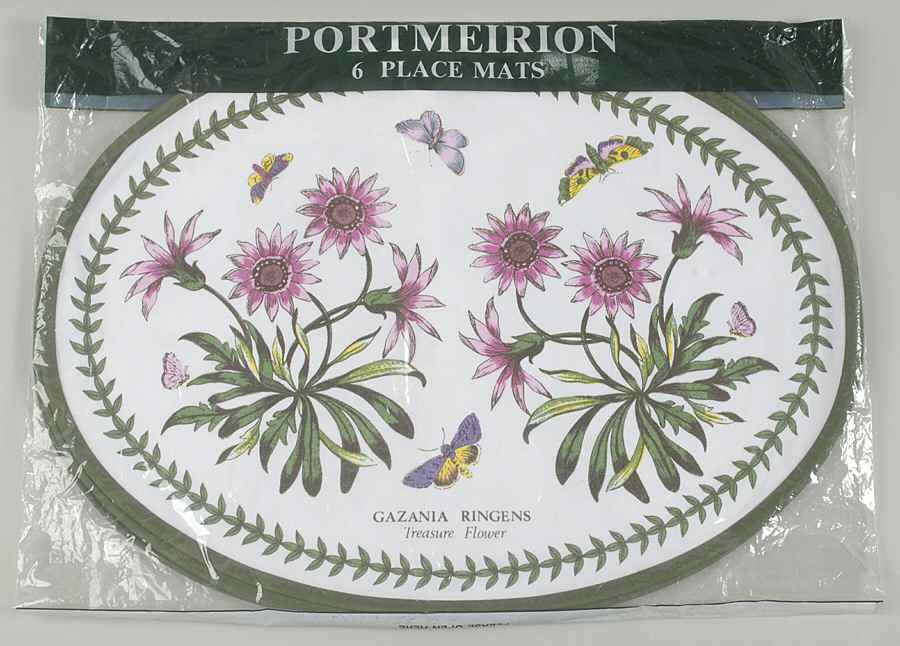 Botanic Garden (Set of 6 Motifs) Oval Cloth Placemats by Portmeirion-1