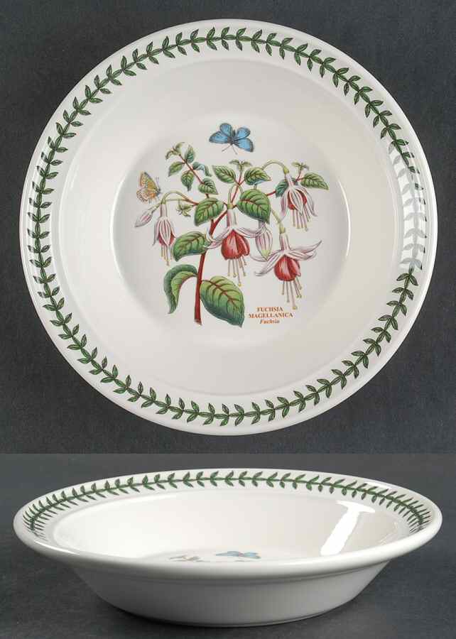 Botanic Garden Rim Soup Bowl by Portmeirion-1