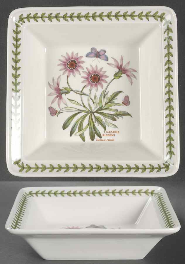 Botanic Garden 7" Square Low Bowl by Portmeirion-1