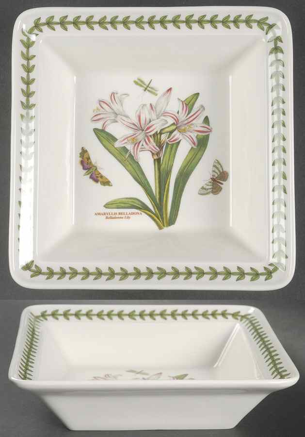 Botanic Garden 7" Square Low Bowl by Portmeirion-1