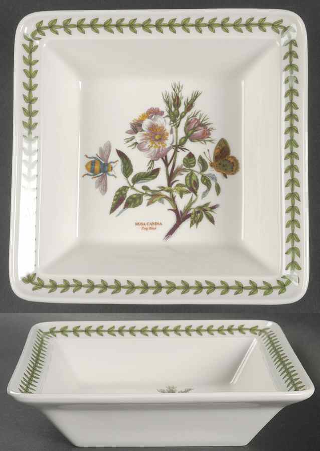 Botanic Garden 7" Square Low Bowl by Portmeirion-1