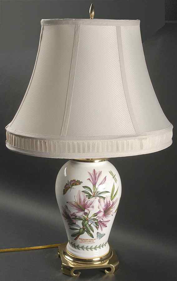 Botanic Garden 23" Canton Vase Lamp & Shade by Portmeirion-1