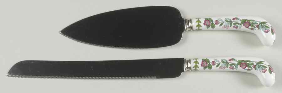 Botanic Garden 2-Piece Cake Set (Knife and Server) by Portmeirion-1