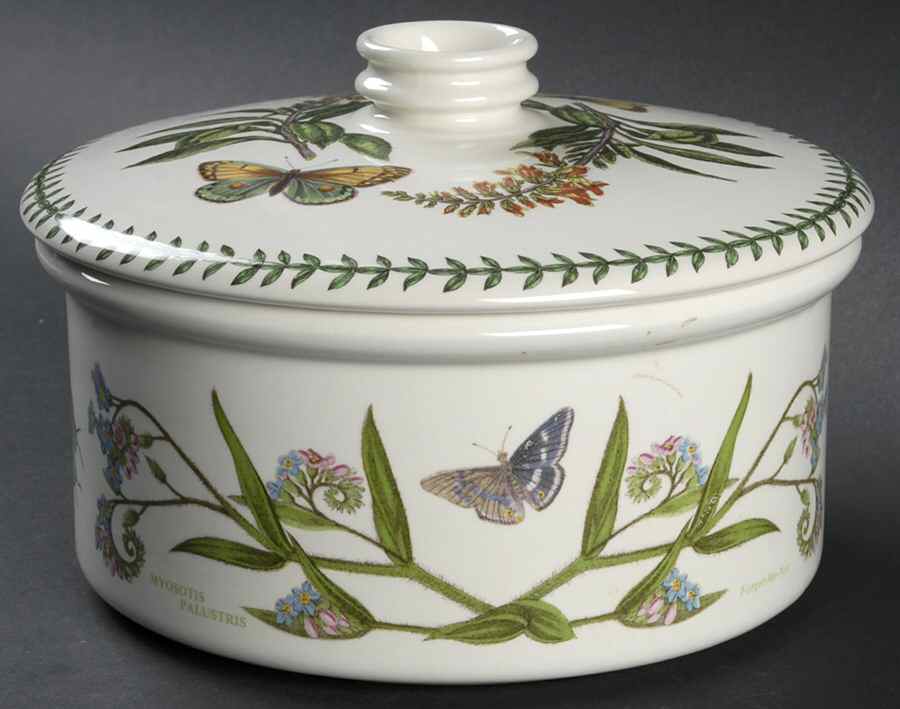Botanic Garden 1.5 Qt Rd Cov Drum Casserole/Vegetable/Souffle by Portmeirion-1