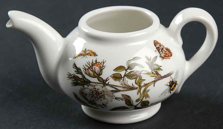 Botanic Garden Miniature Teapot No Lid by Portmeirion-1