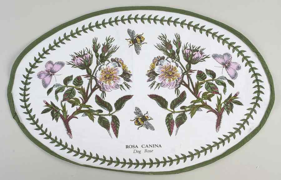 Botanic Garden Oval Cloth Placemat by Portmeirion-1