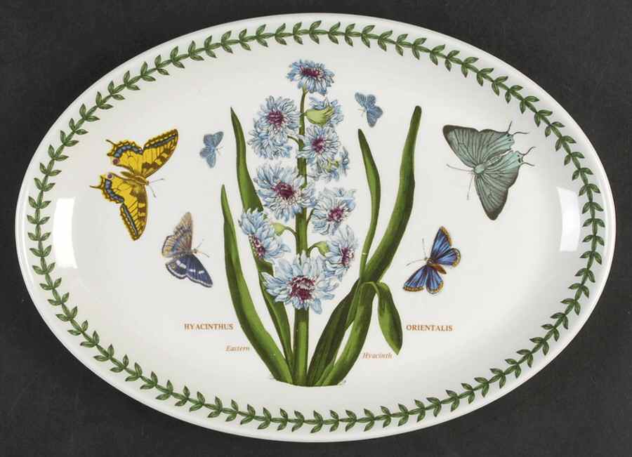 Botanic Garden 10" Oval Steak Platter by Portmeirion-1