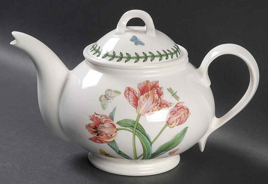 Botanic Garden 50th Anniversary Teapot & Lid by Portmeirion-1