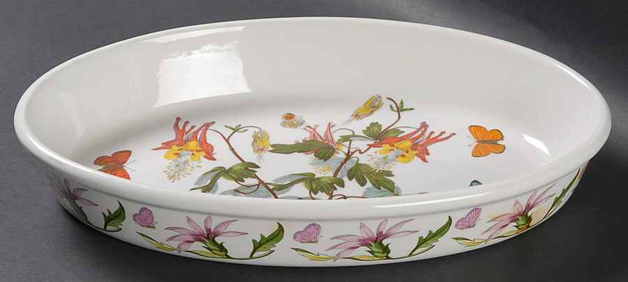 Botanic Garden 11" Oval Baker by Portmeirion-1