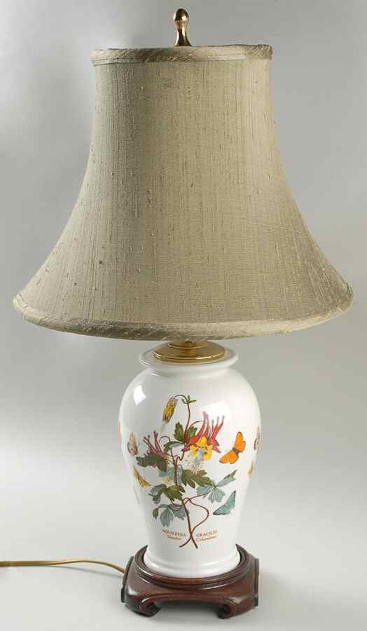 Botanic Garden Canton Vase Lamp & Shade by Portmeirion-1
