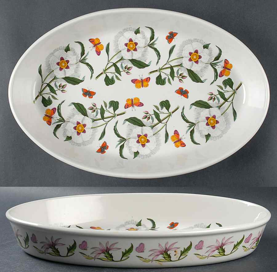 Botanic Garden 14" Oval Baker by Portmeirion-1