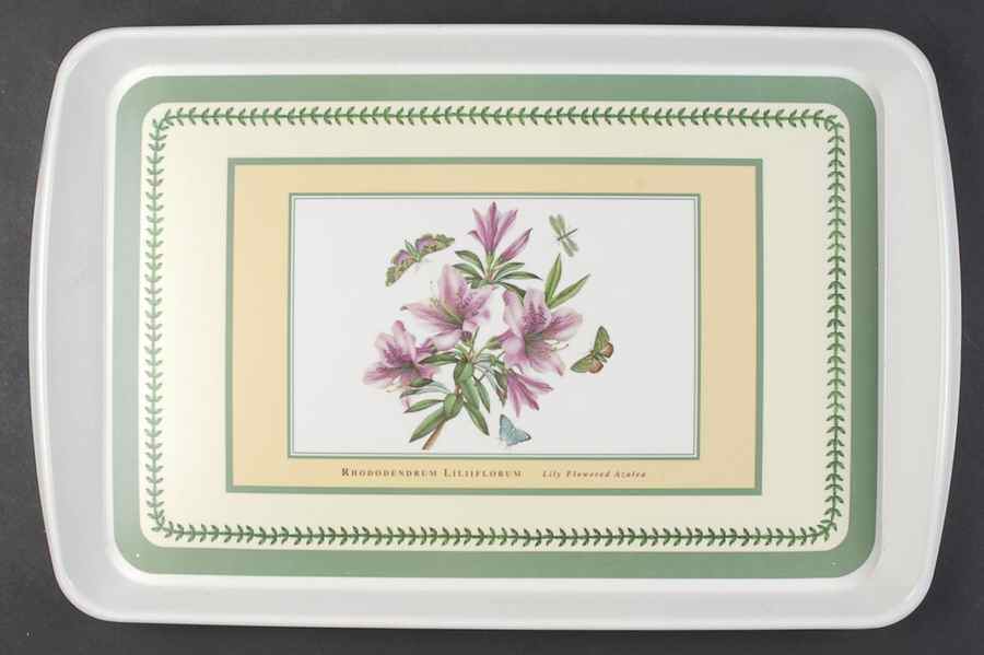 Botanic Garden 23" Rectangular Handled Serving Melamine Tray by Portmeirion-1
