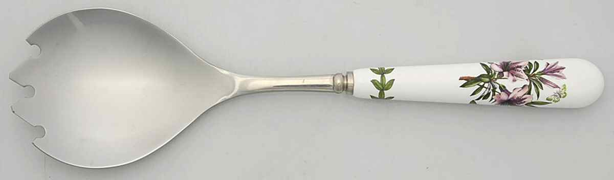 Botanic Garden Salad Serving Fork with Stainless Prongs by Portmeirion-1