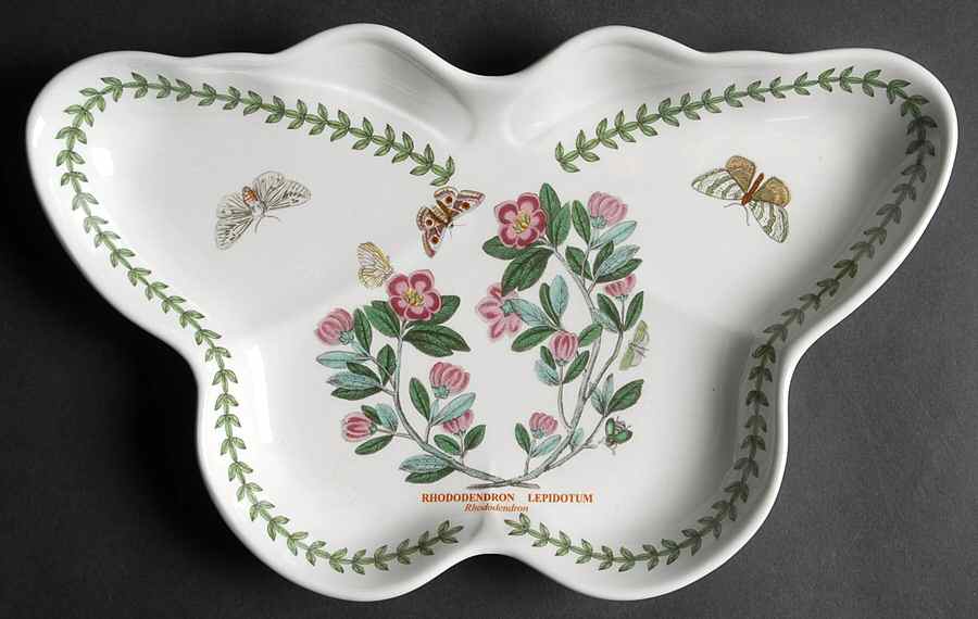 Botanic Garden Butterfly Shaped Dish by Portmeirion-1