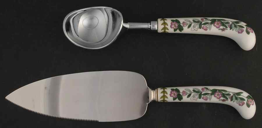 Botanic Garden Ice Cream Scoop & Cake Server Set by Portmeirion-1