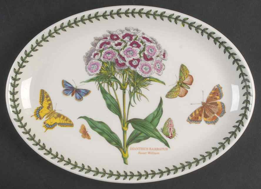 Botanic Garden 10" Oval Steak Platter by Portmeirion-1