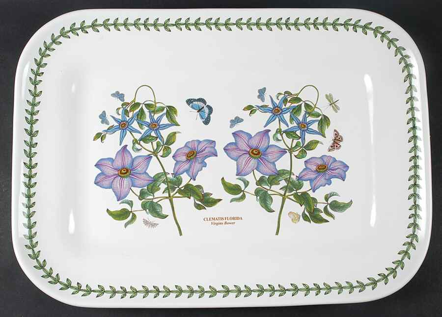 Botanic Garden 18" Rectangular Tray by Portmeirion-1