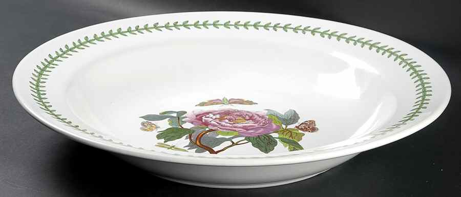 Botanic Garden 16" Large Low Salad Serving Bowl by Portmeirion-1