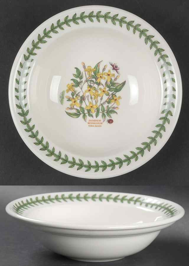 Botanic Garden Romantic Shape Rim Cereal/Oatmeal Bowl by Portmeirion-1