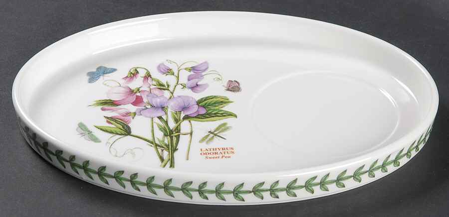 Botanic Garden Gardening Oval Snack Plate by Portmeirion-1