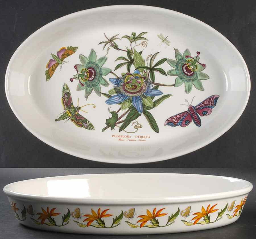 Botanic Garden 14" Oval Baker by Portmeirion-1