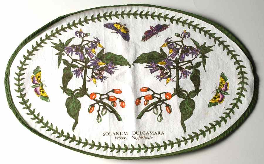 Botanic Garden Oval Cloth Placemat by Portmeirion-1