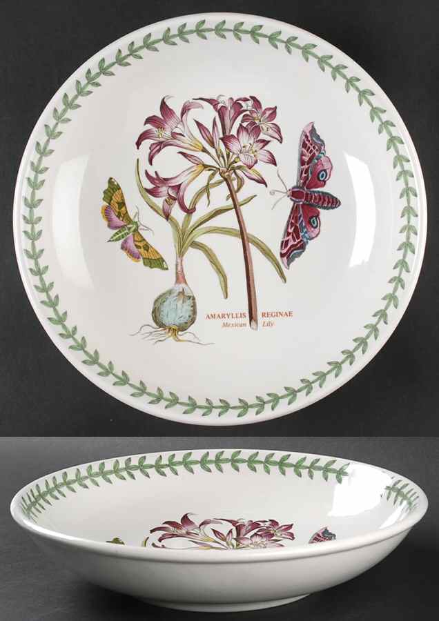 Botanic Garden 10" Low Pasta Serving Bowl by Portmeirion-1
