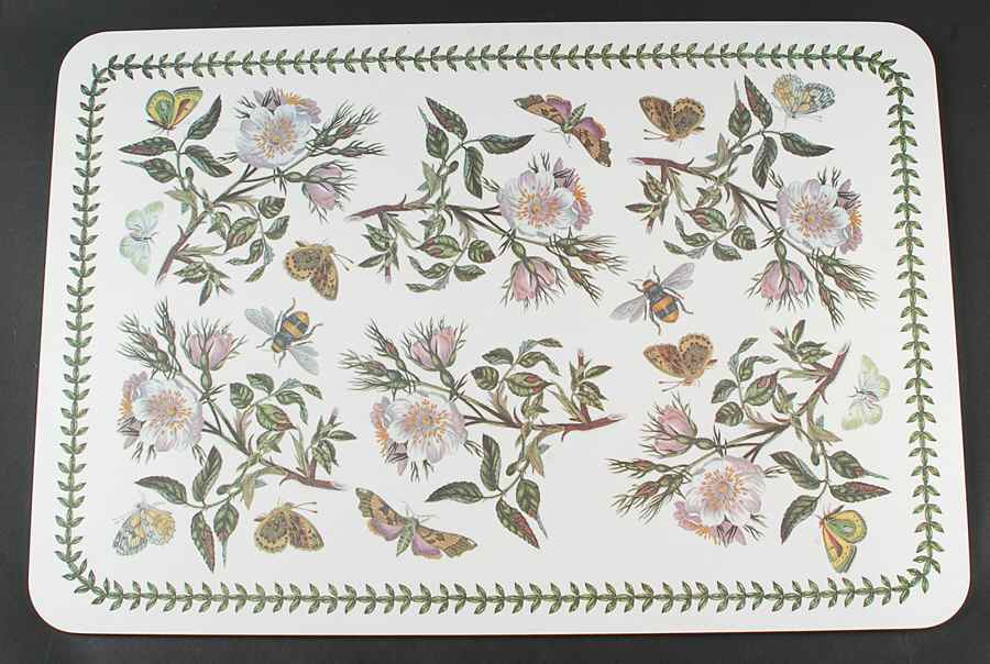Botanic Garden Wood Rectangular Cutting/Pastry Board by Portmeirion-1