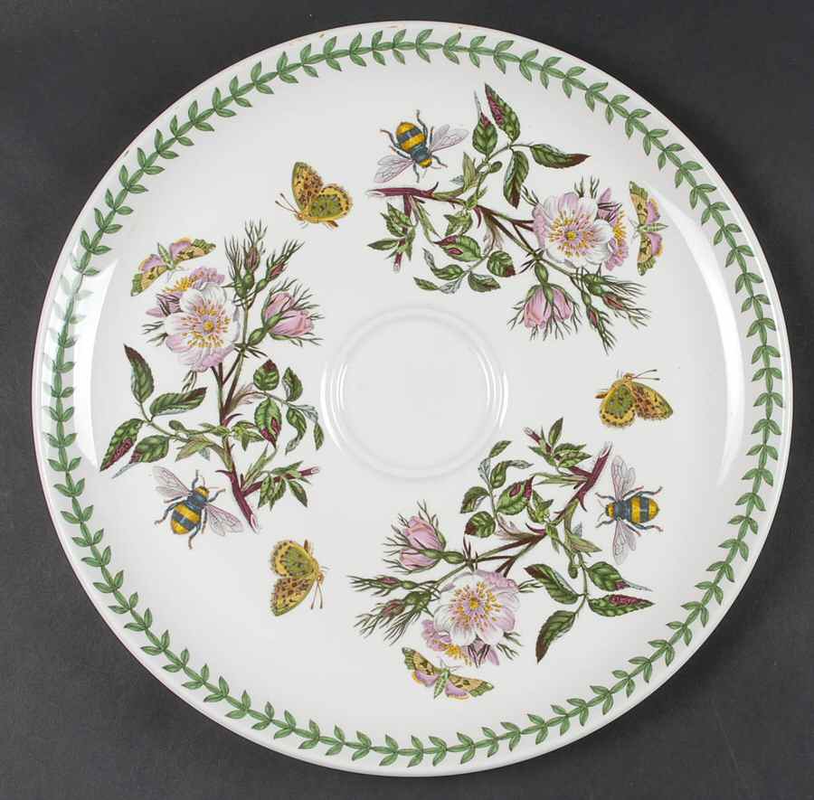 Botanic Garden Chip/Dip-Plate (Uses Sorbet for Dip) by Portmeirion-1