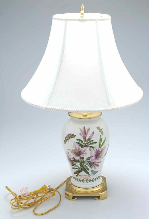 Botanic Garden 23" Canton Vase Lamp & Shade by Portmeirion-1