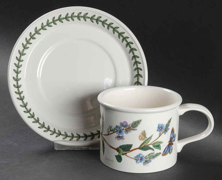 Botanic Garden Drum Breakfast Cup & Saucer Set by Portmeirion-1