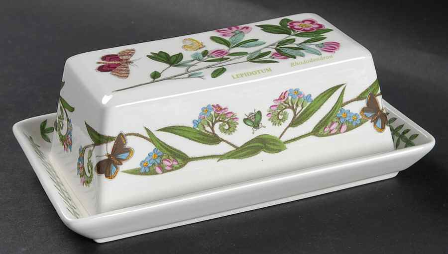 Botanic Garden 1/4 Lb Covered Butter by Portmeirion-1