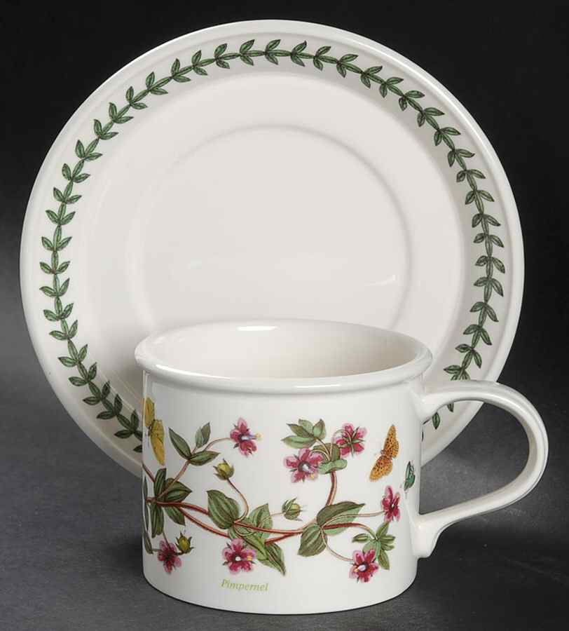 Botanic Garden Drum Breakfast Cup & Saucer Set by Portmeirion-1
