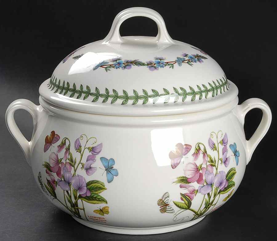 Botanic Garden 3 Qt Round Romantic Shape Covered Casserole by Portmeirion-1