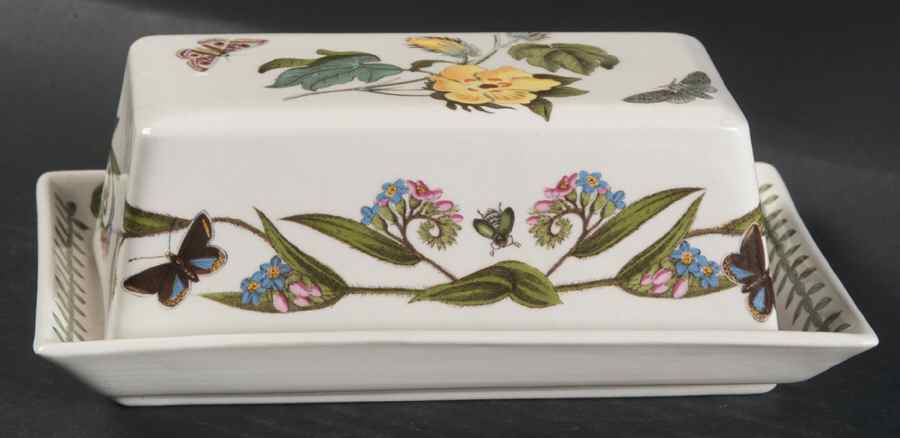 Botanic Garden 1/4 Lb Covered Butter by Portmeirion-1