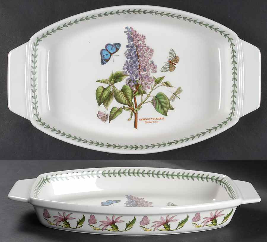 Botanic Garden Lid for 13" Augratin/Oval Baker by Portmeirion-1