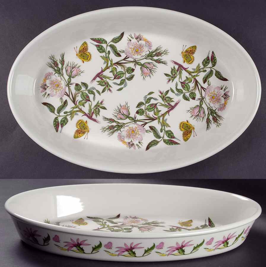 Botanic Garden 15" Oval Baker by Portmeirion-1