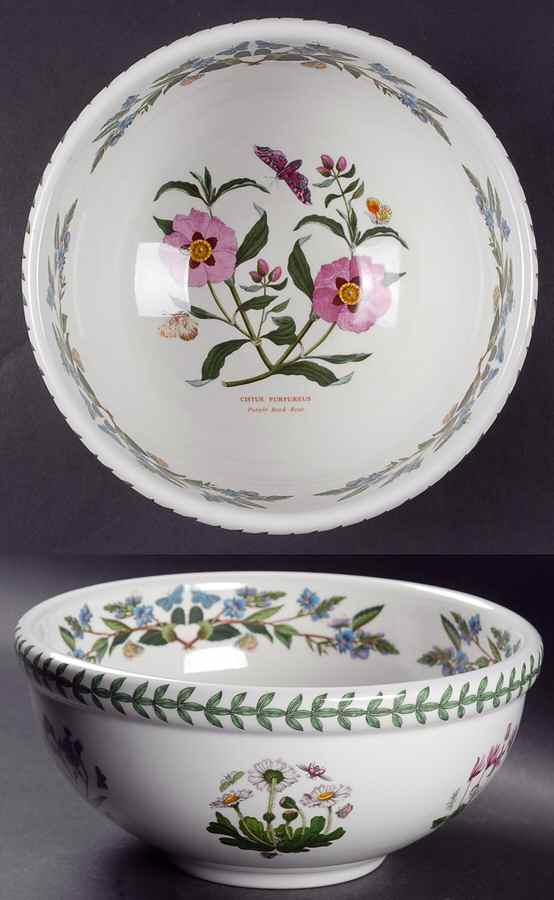 Botanic Garden 9" Salad Serving Bowl by Portmeirion-1