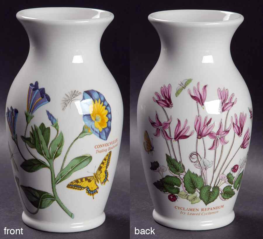 Botanic Garden 6" Tuscany Vase (Different Design on Each Side) by Portmeirion-1