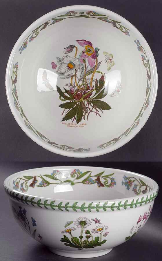 Botanic Garden 10" Large Salad Serving Bowl by Portmeirion-1