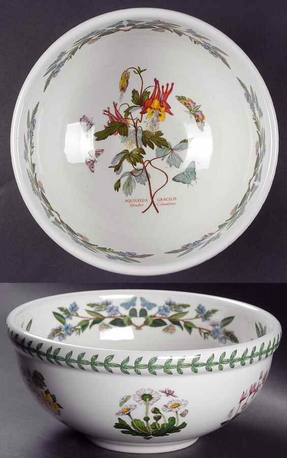 Botanic Garden 9" Salad Serving Bowl by Portmeirion-1