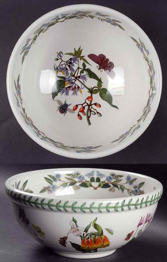 Botanic Garden 9" Salad Serving Bowl by Portmeirion-1