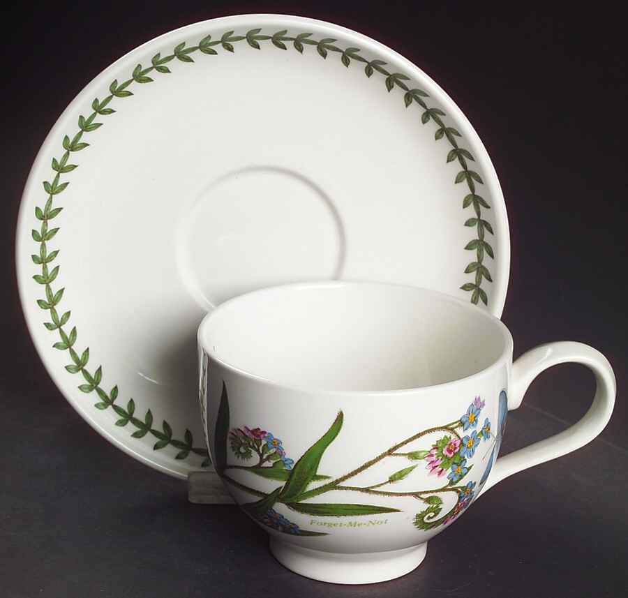 Botanic Garden Traditional Breakfast Cup & Saucer Set by Portmeirion-1