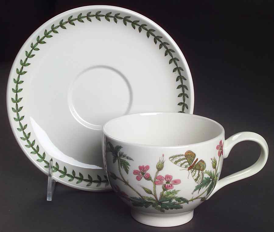 Botanic Garden Traditional Breakfast Cup & Saucer Set by Portmeirion-1