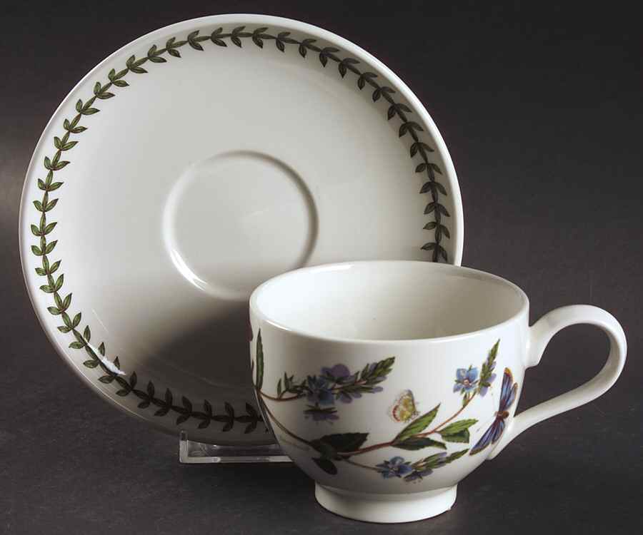 Botanic Garden Traditional Breakfast Cup & Saucer Set by Portmeirion-1