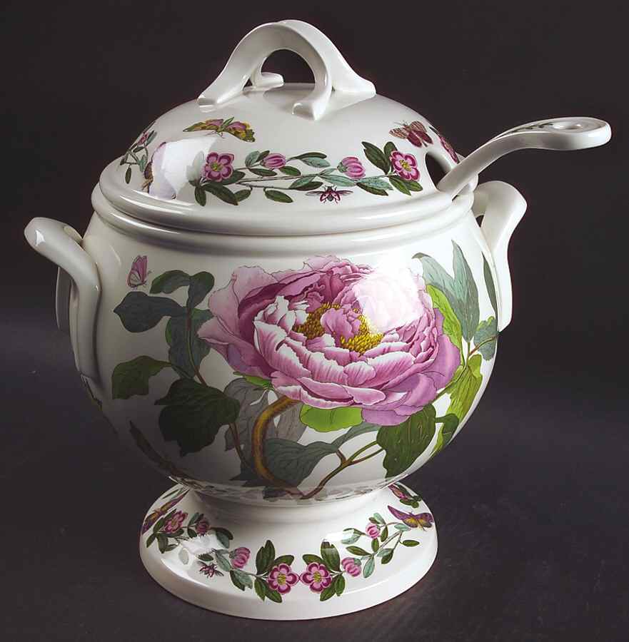 Botanic Garden Tureen & Lid with Ladle by Portmeirion-1