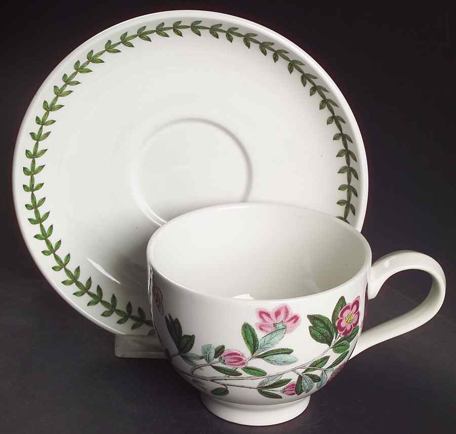 Botanic Garden Traditional Breakfast Cup & Saucer Set by Portmeirion-1