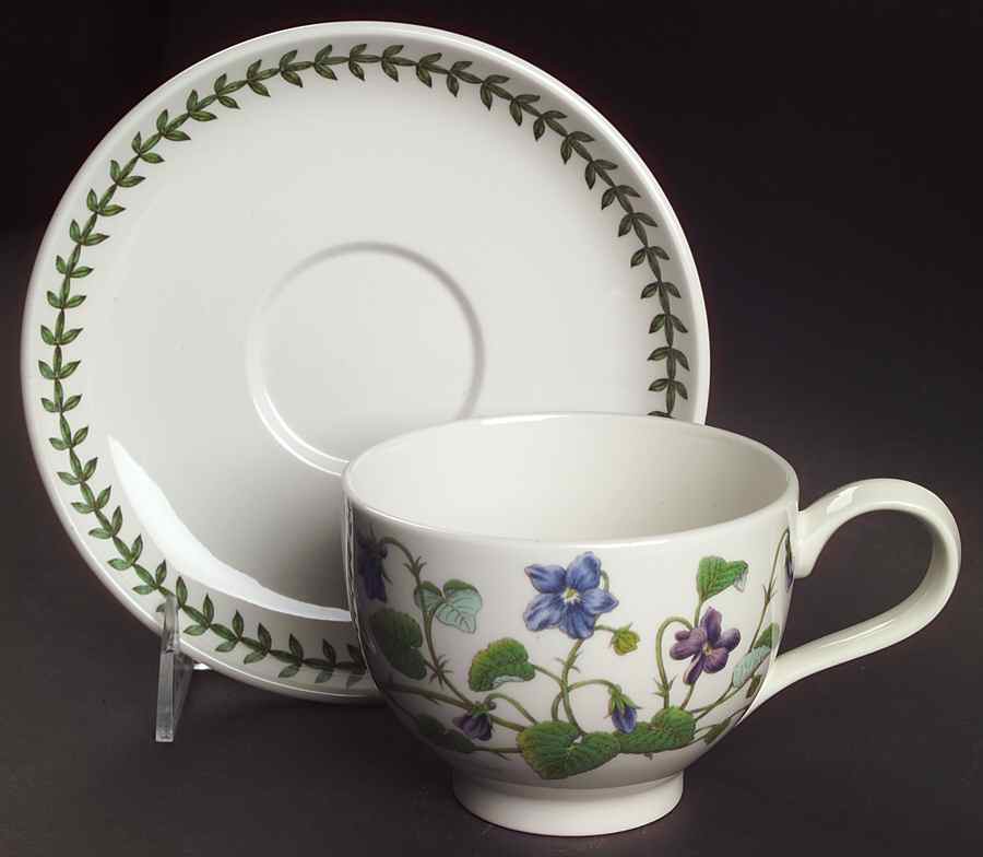 Botanic Garden Traditional Breakfast Cup & Saucer Set by Portmeirion-1