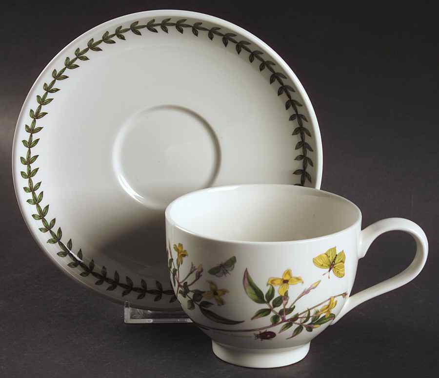 Botanic Garden Traditional Breakfast Cup & Saucer Set by Portmeirion-1