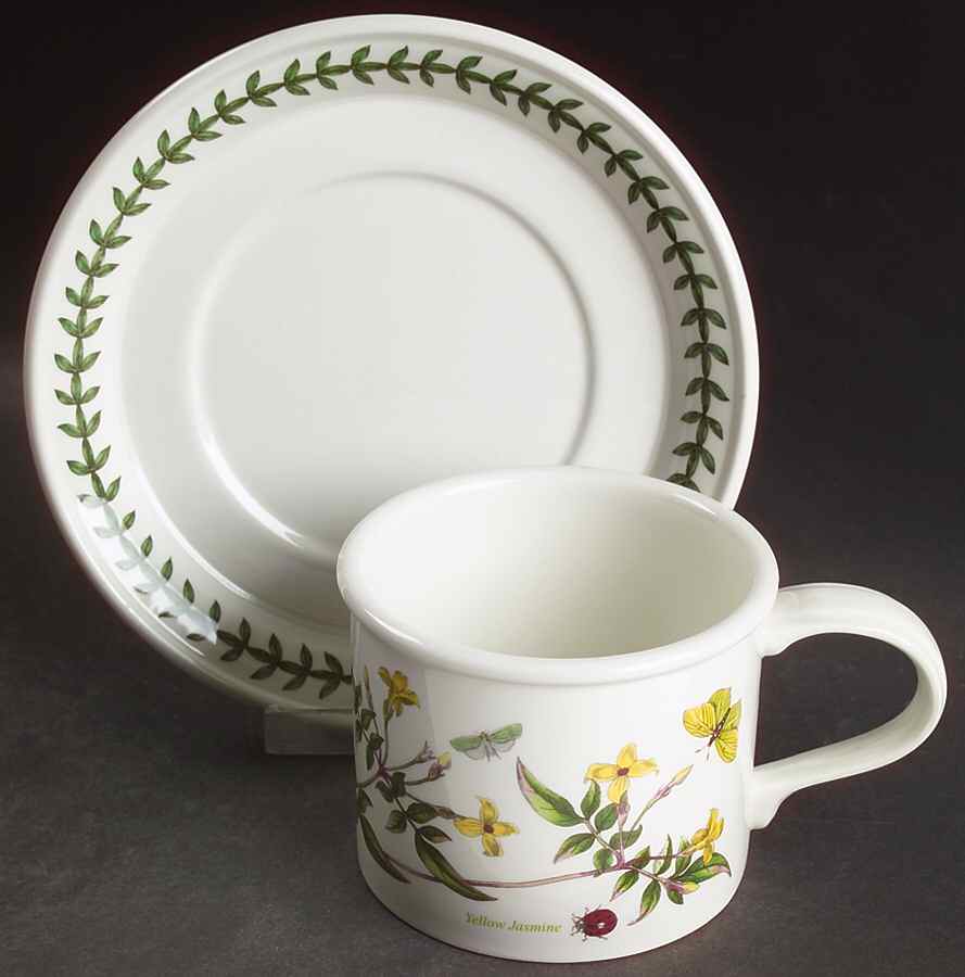Botanic Garden Drum Breakfast Cup & Saucer Set by Portmeirion-1